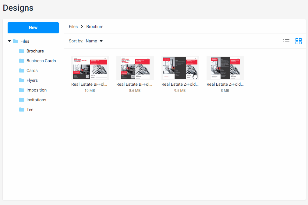 The connection properties in an asset.