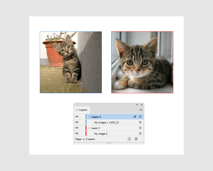 The IACI marker forbids to upload a new image.