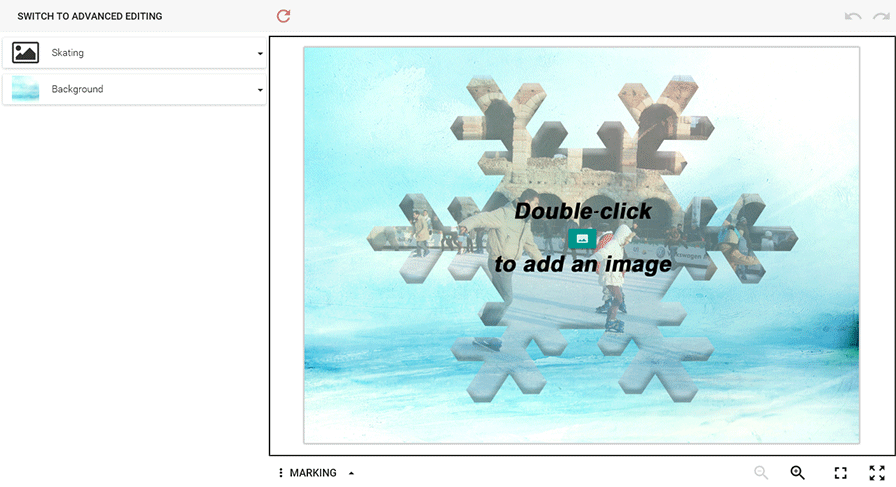A placeholder from a vector mask.