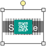 Barcode placeholders.
