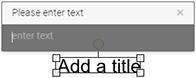 A text placeholder.