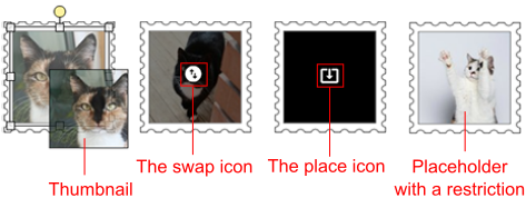 Drag-and-Drop images.