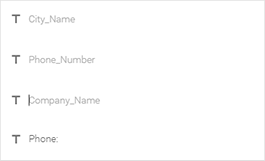 The single mode of in-string placeholders.