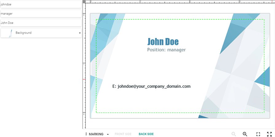 Filled second page with replaceable text placeholders.