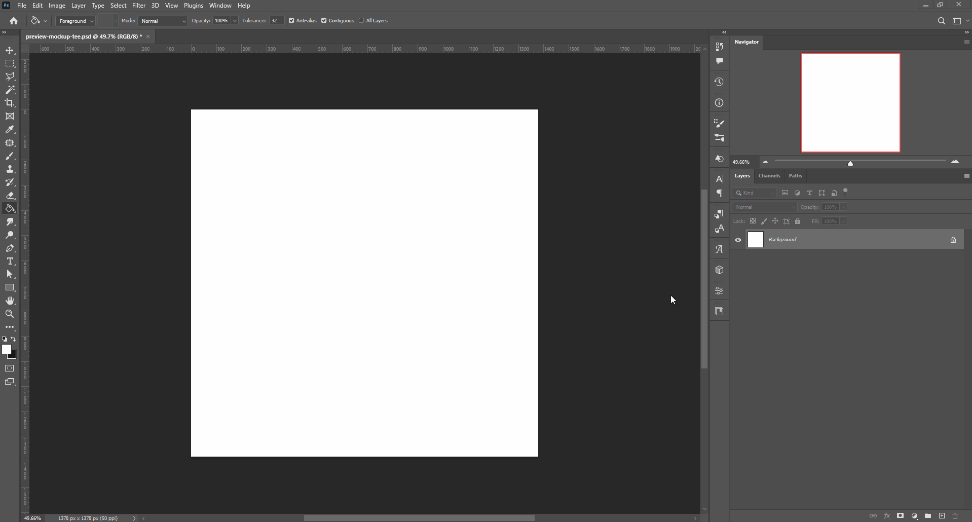 Rasterizing the default background.