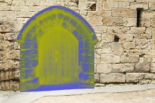 Exclusion blending mode.