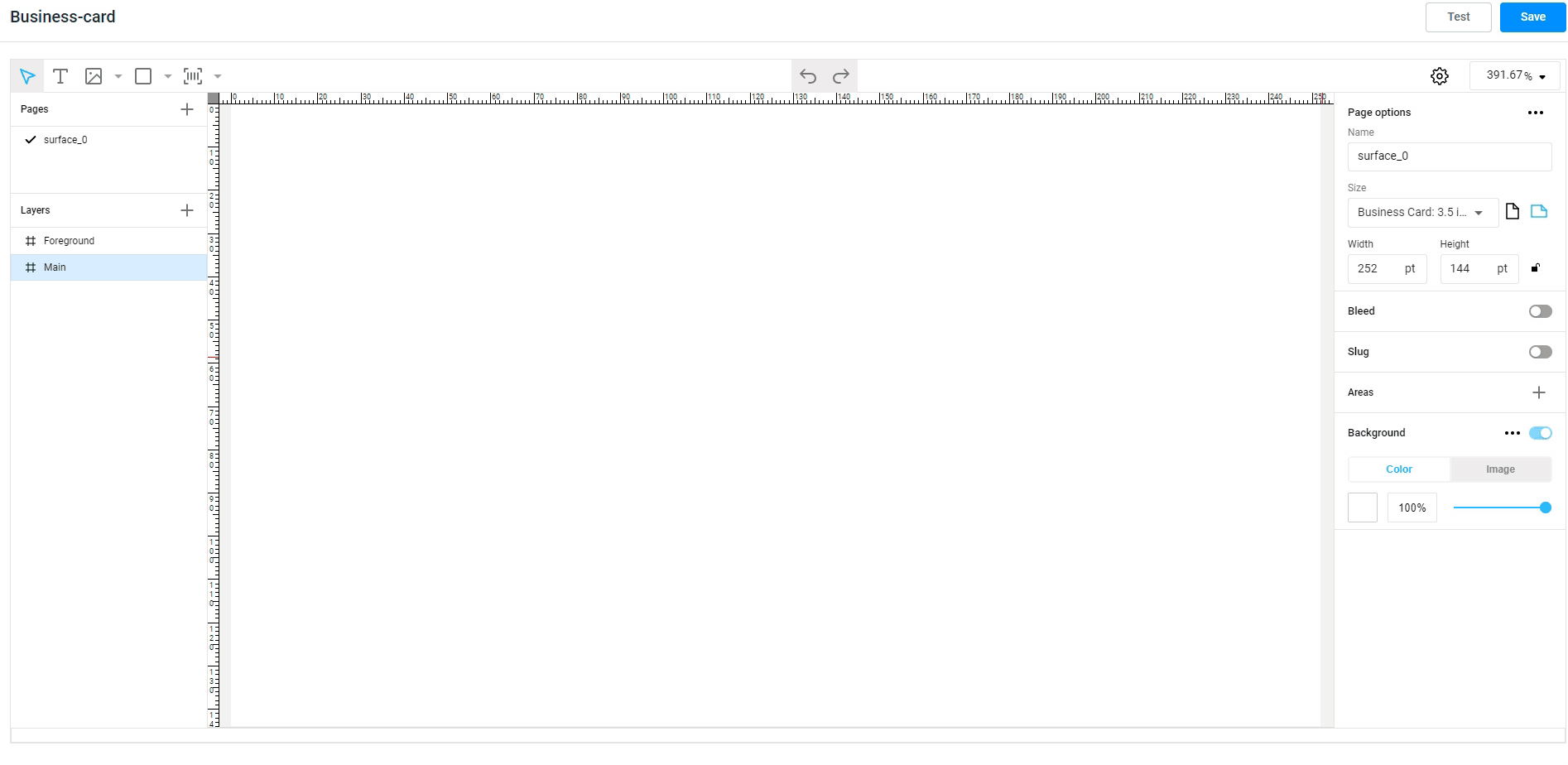 Pre-filled placeholder