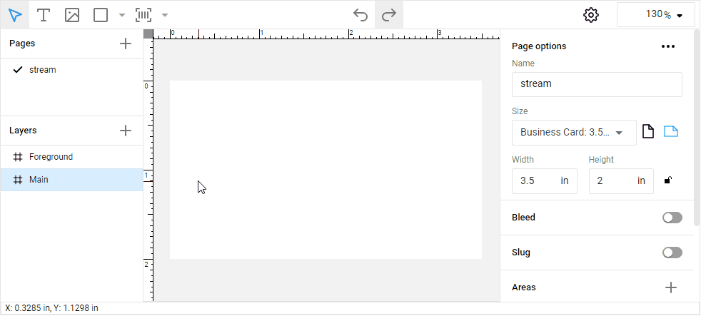 Region toggle button.