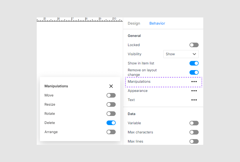 Permissions for locking items.