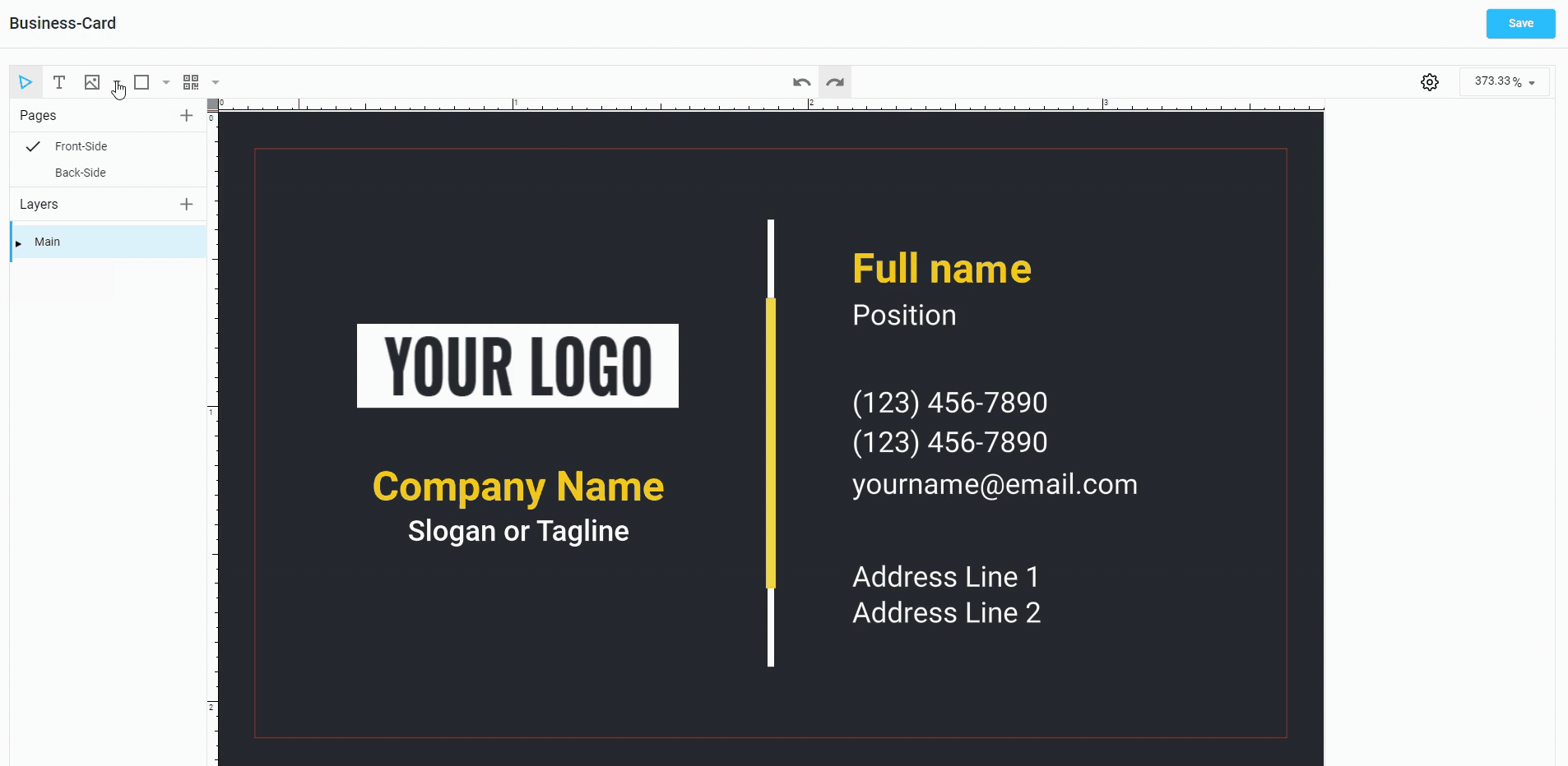 Setting up the Photo Placeholder