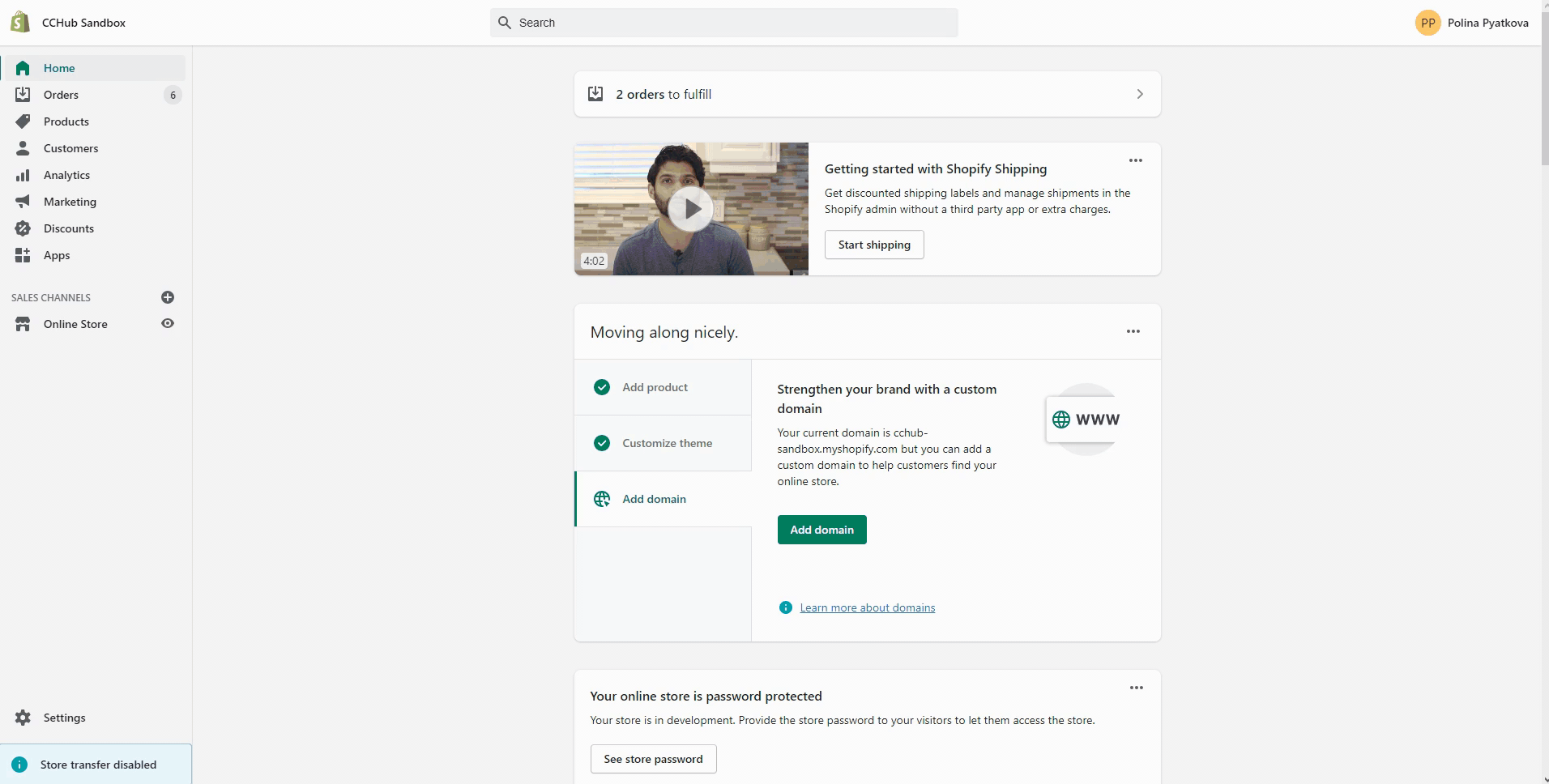 Creating a product specification