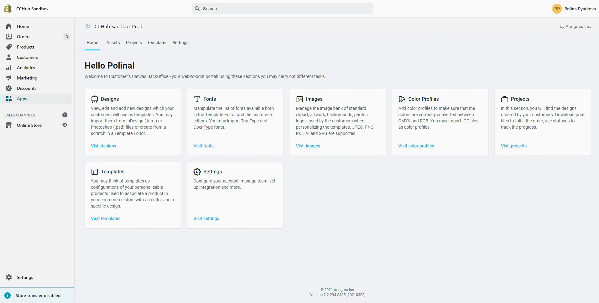 Second way to test the integration